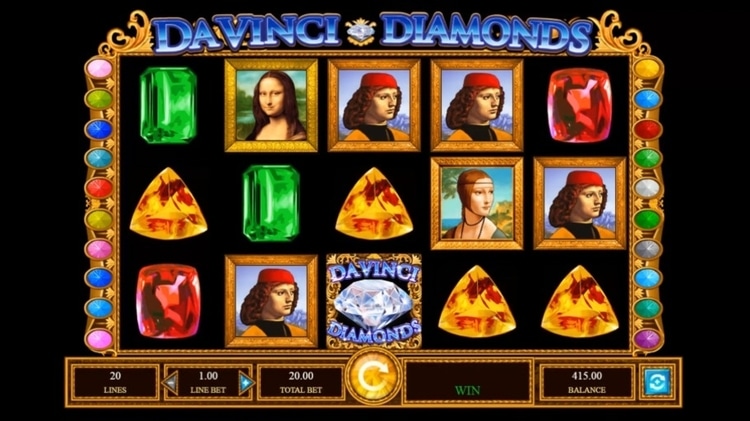 da vinci diamonds base game