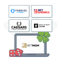 various online casino logos