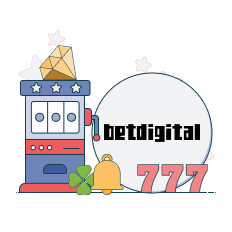 betdigital logo with slot machine graphics