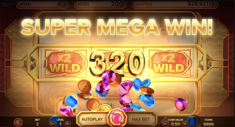 grand spin superpot bonus screenshot