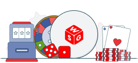 wild streak logo with casino games symbols