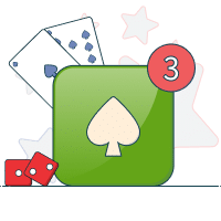 casino app icon next to playing cards graphic