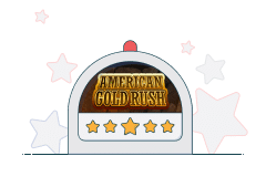 american gold rush slot logo icon