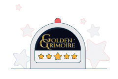 Golden Grimoire slot logo