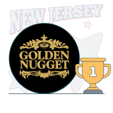 golden nugget casino logo next to trophy