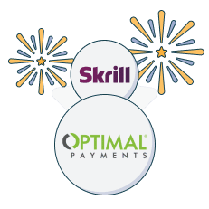 skrill logo above optimal payments logo