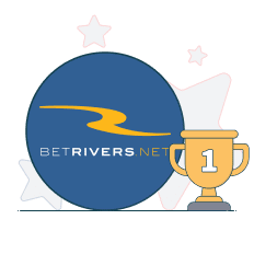betrivers net social casino logo next to trophy