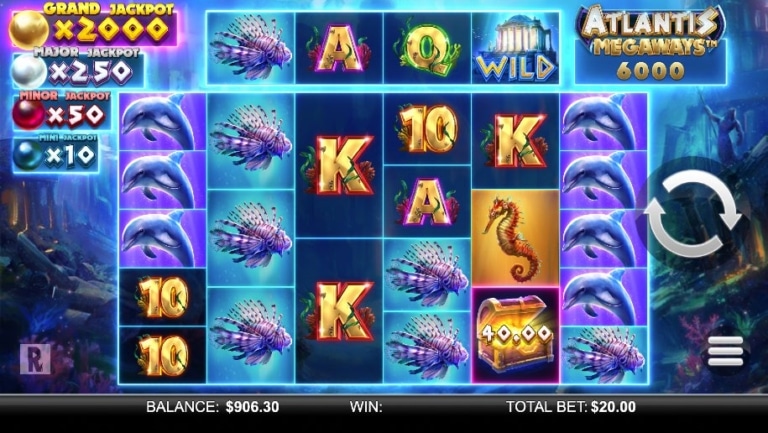 Atlantis Megaways Slot Review | Reelplay | 2024