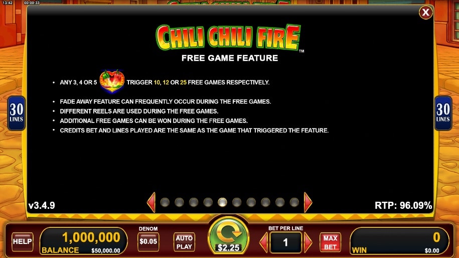 chili chili fire bonus feature