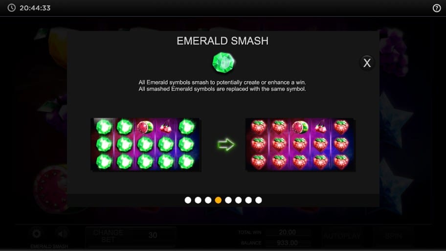 emerald smash bonus feature
