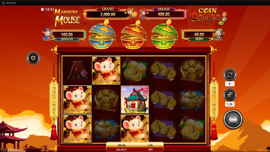 Marvelous Mouse Coin Combo gameplay