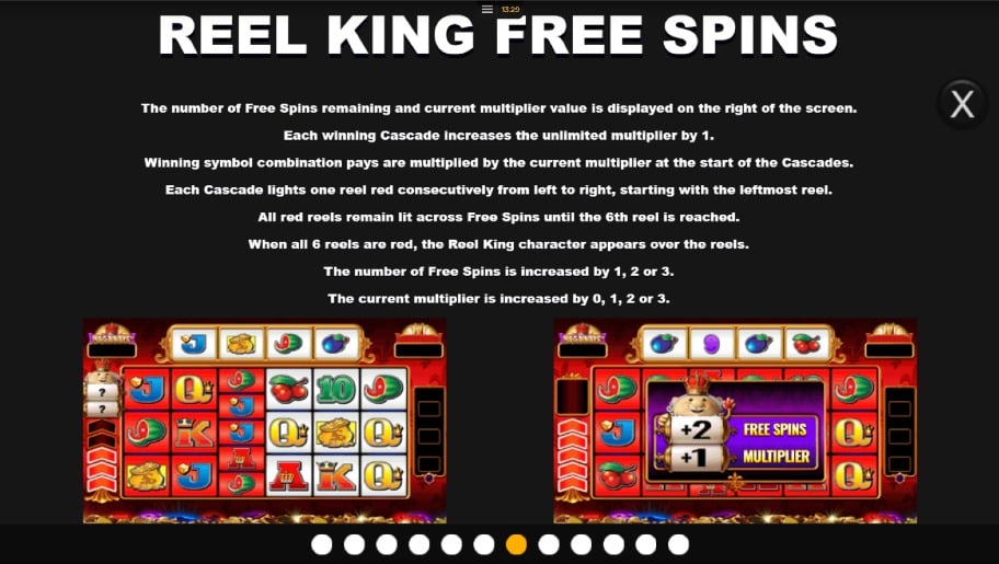 reel king megaways bonus feature