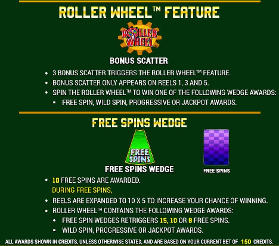 roller wheel jungle roll bonus feature