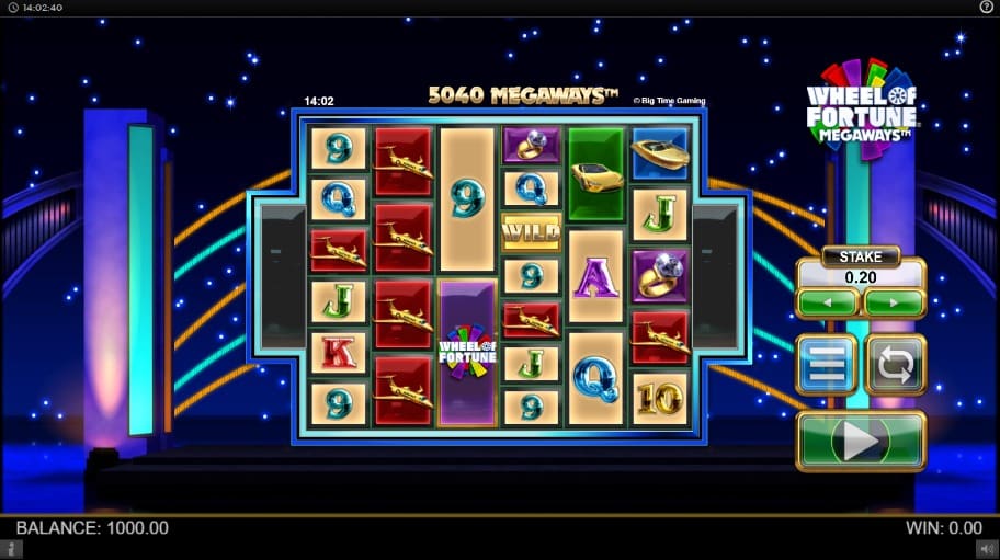 Wheel of Fortune Megaways base game