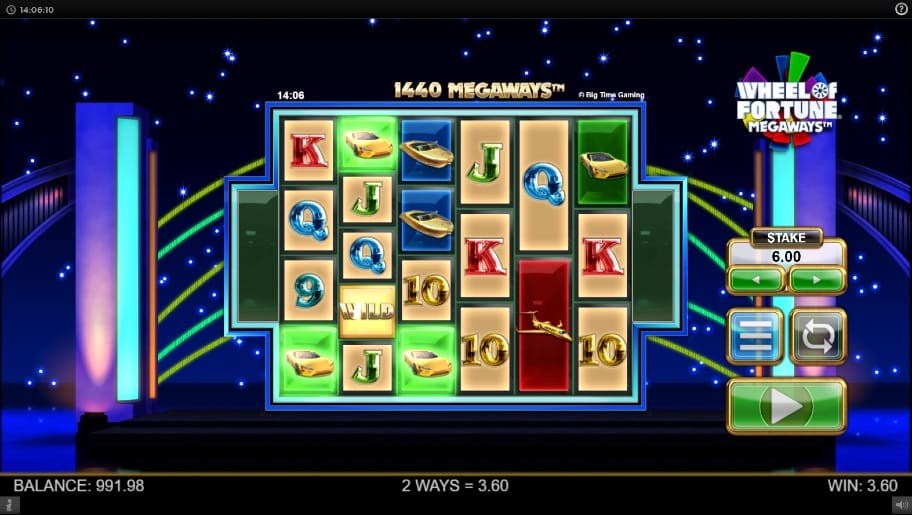 Wheel of Fortune Megaways gameplay